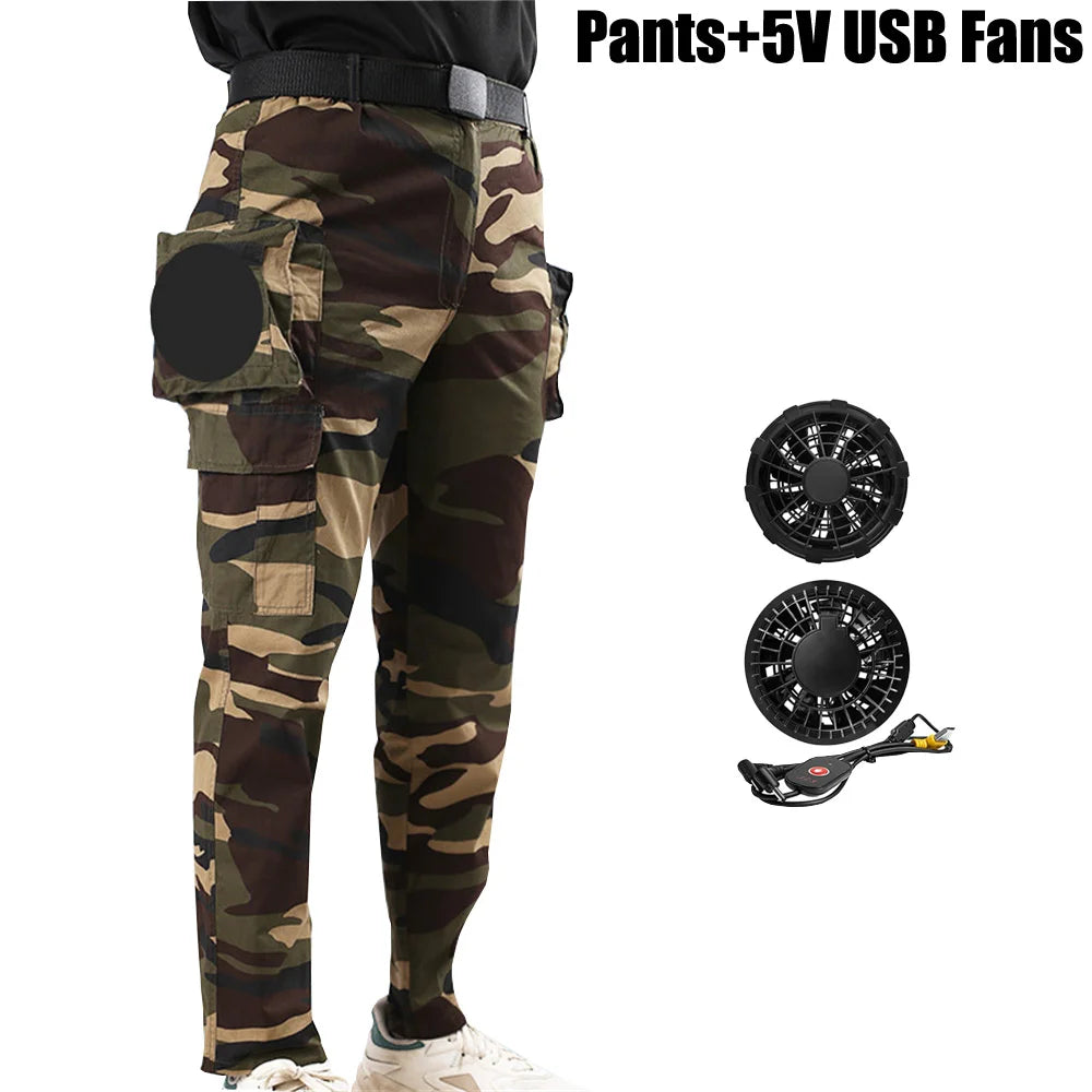 Fan Pants Cold Fishing Pure Cotton Site Welder