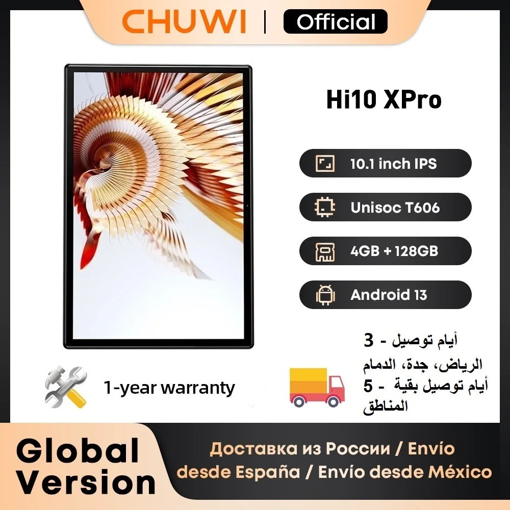 CHUWI Hi10X Pro 10.1 Inch 800*1280 IPS Screen