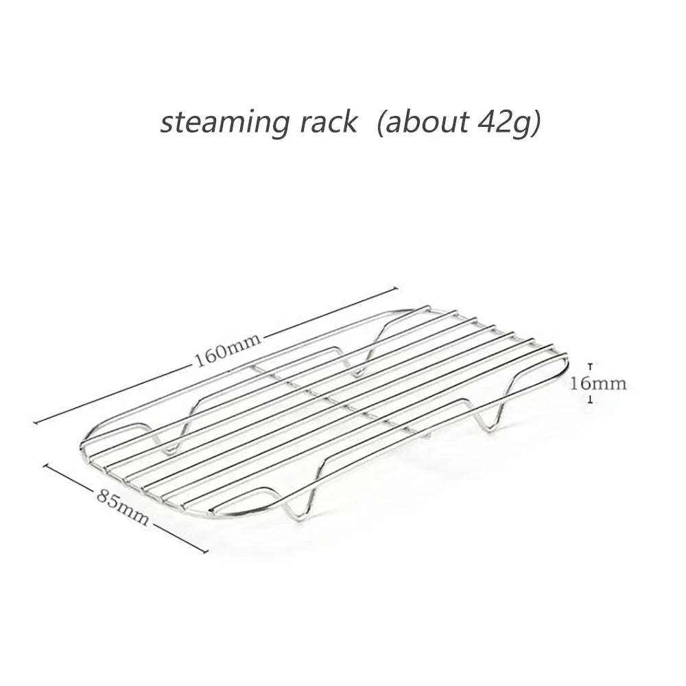 Outdoor Camping Tableware Aluminum Tourist Lunch Box Portable