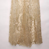 Gold Glitter Luxury Hollow Annual Meeting Evening Gown