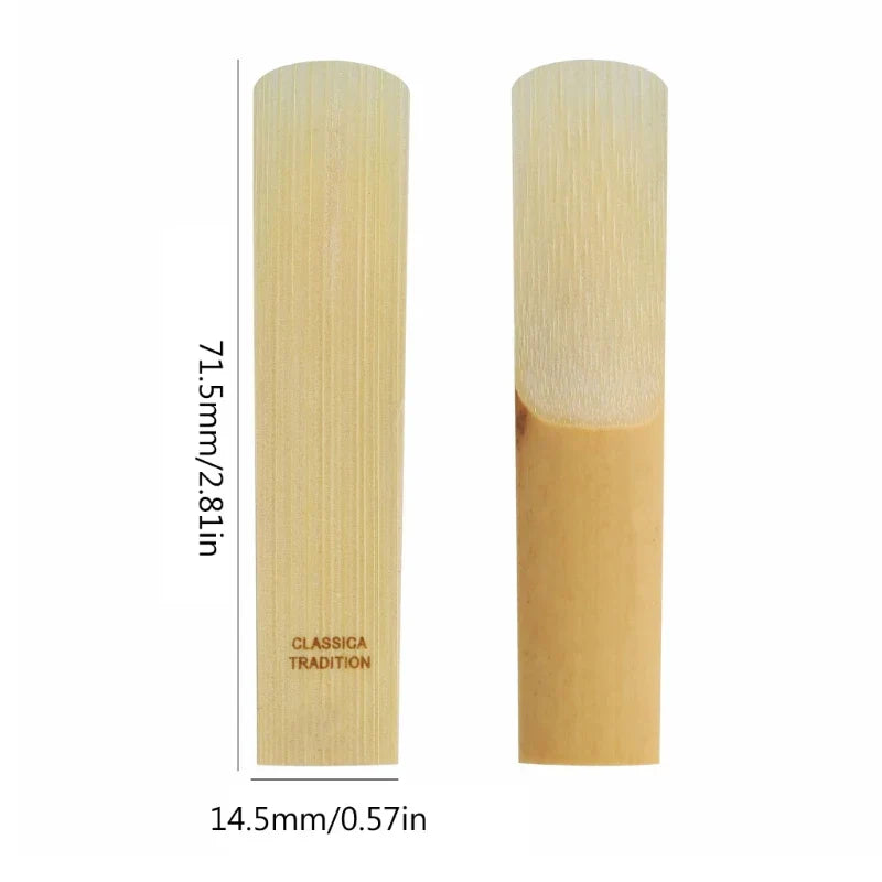 10Pcs Eb Alto Sax Reeds Hardness Strength 1.0