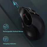 Seenda Vertical Wireless Mouse Bluetooth 5.0 3.0 Mouse