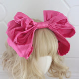 Lolita Handmade Cute Headwear Girls Oversized Bow Headband