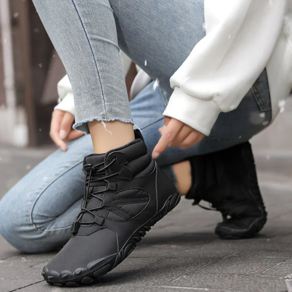Winter Warm Snow Boots Non-Slip Jogging Sneakers Thickened