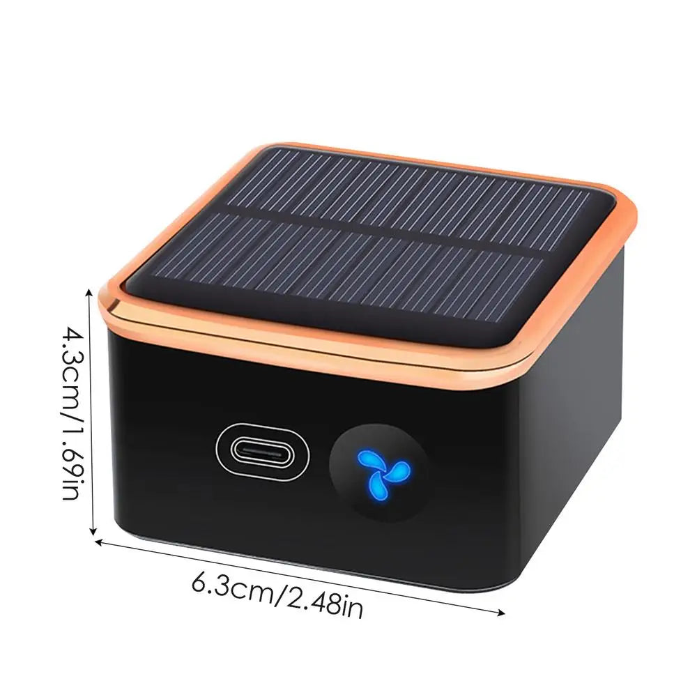 Car Air Freshener Solar Energy Vehicle Perfume Humidifier