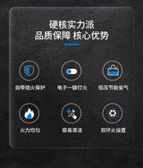 Low-pressure commercial fierce fire stove single stove liquefied