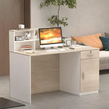 AIEGLE Reception Desk with Counter & Lockable Srotage