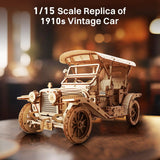 Robotime Rokr 3D Wooden Puzzle MC801 Vintage Car