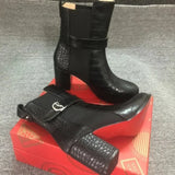 2023 Luxury Red Bottom Ankle Boots