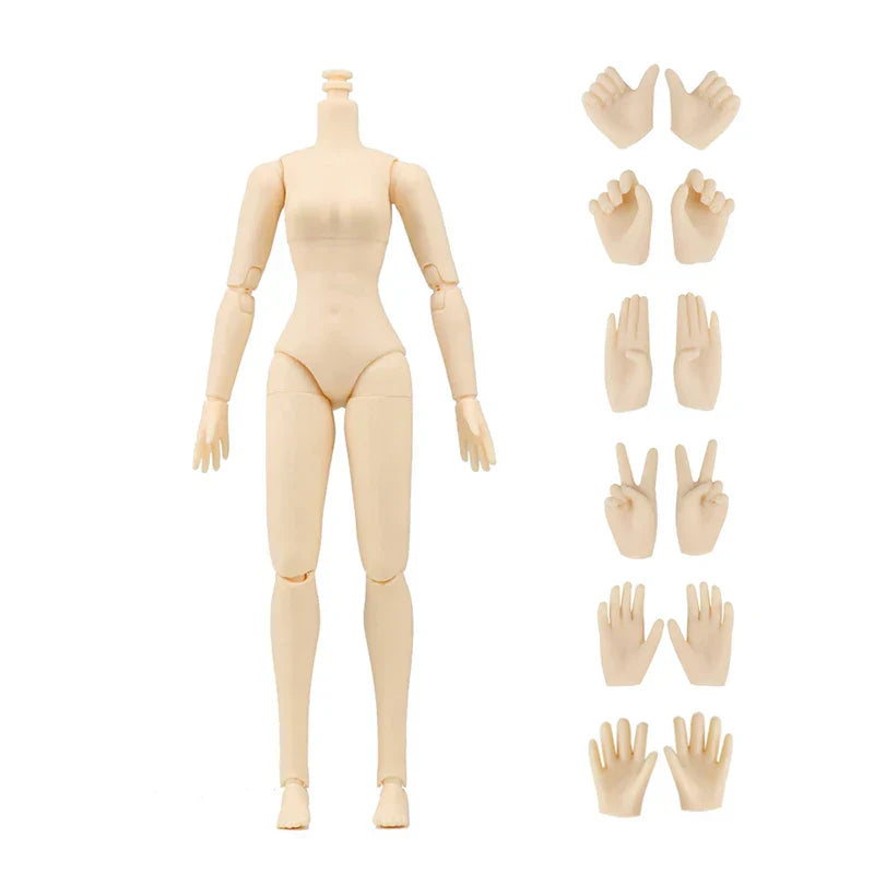 1/6 Doll Body Colors Skin Give Opponents Moveable