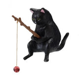 Creative Aquarium Decoration 10 Style Small Fishing Cat