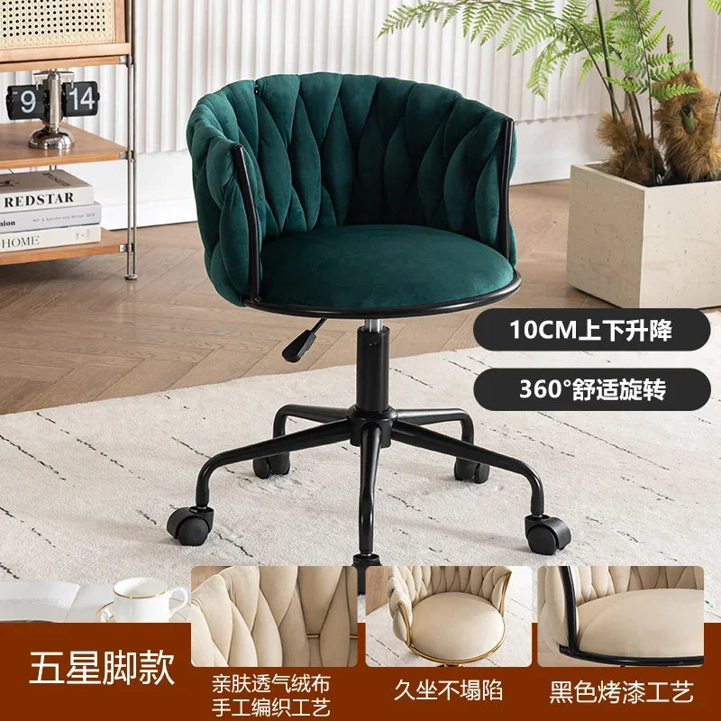 Adjustable Swivel Makeup Chair Living Room Dining Chair