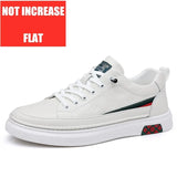 2024 Spring Men's Elevator Shoes Men Loafers White