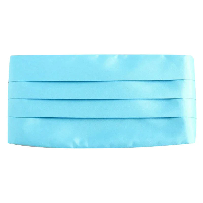 Ikepeibao Men's Classic Black Cummerbund Adjustable