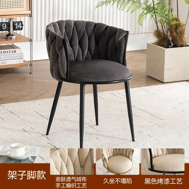 Adjustable Swivel Makeup Chair Living Room Dining Chair
