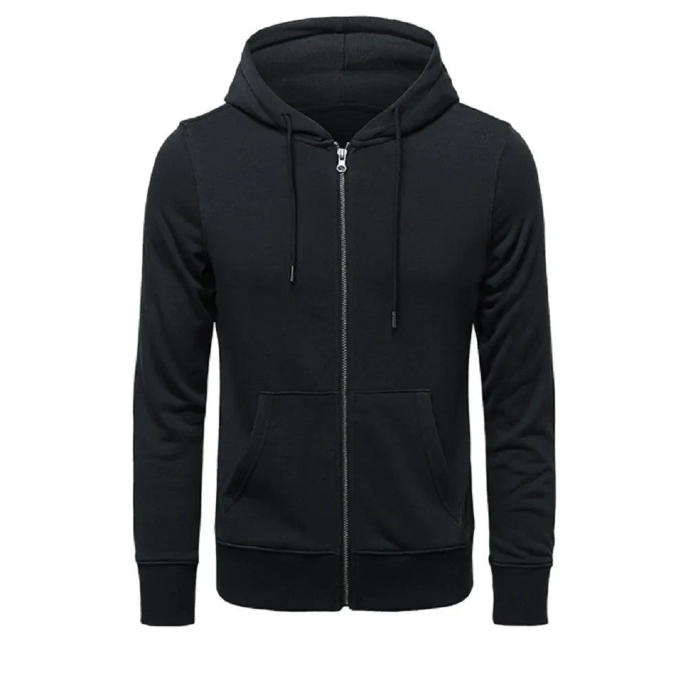 High quality Fashion Zip Hoodies Men Retro Harajuku