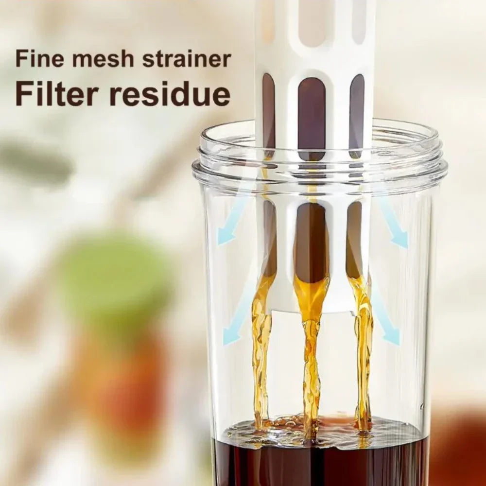 1L Manual Cold Brew Maker Refrigerator Cold Water