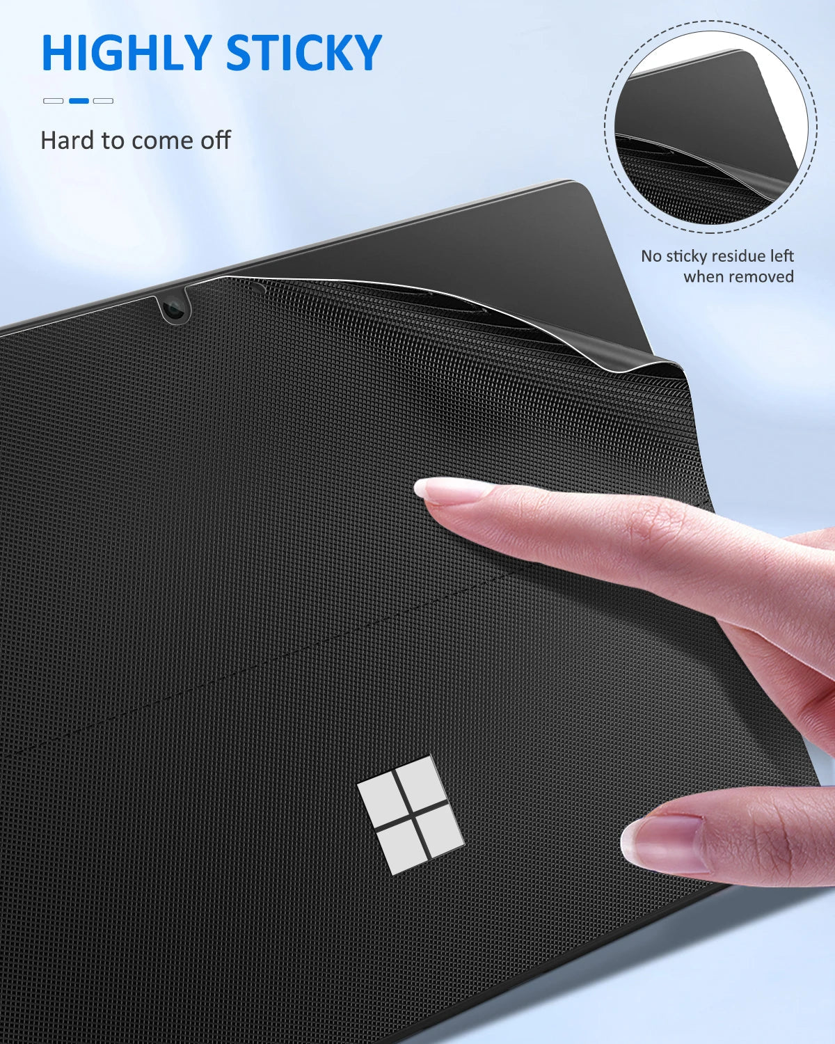 MoKo Tablet Back Skin Stick Decal for Microsoft