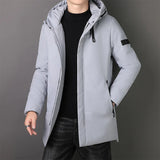 New 2024 Brand Hooded Casual Fashion Long Thicken