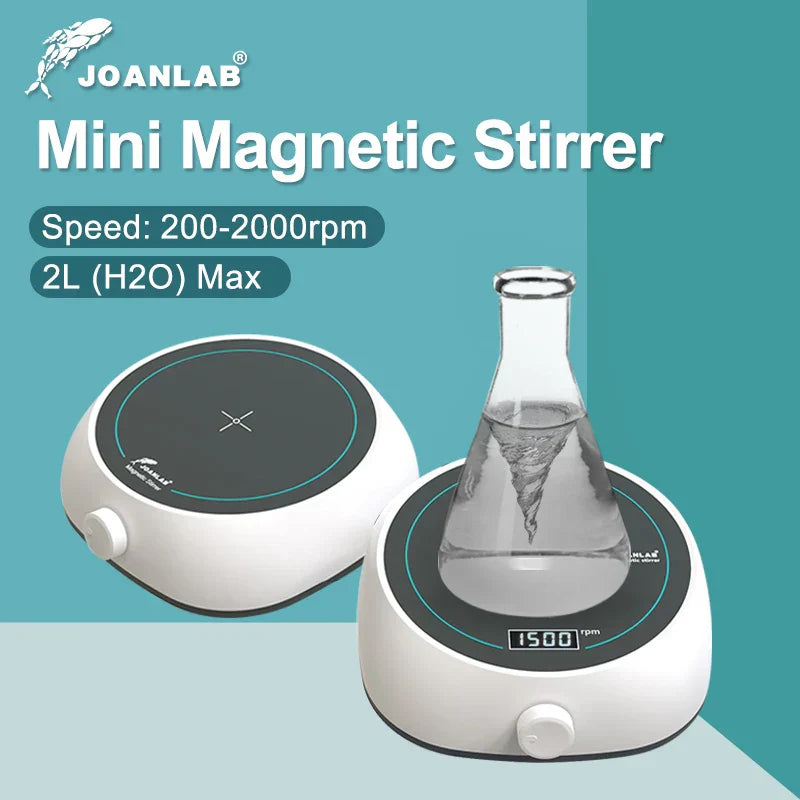 JOANLAB Mini Magnetic Stirrer Laboratory Liquid Mixer Magnetic