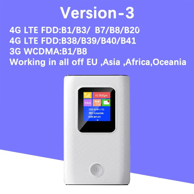 KuWfi Mobile Wifi Router 6000mAh Portable 3G 4G