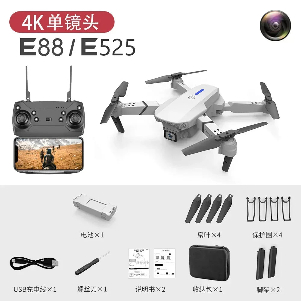 New E88 Pro WIFI FPV Drone Wide Angle