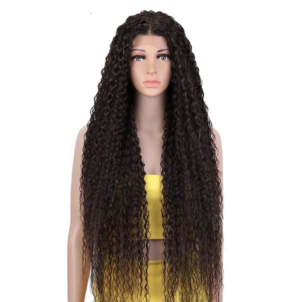 Noble Synthetic Lace Front Wig 38 Inch Long