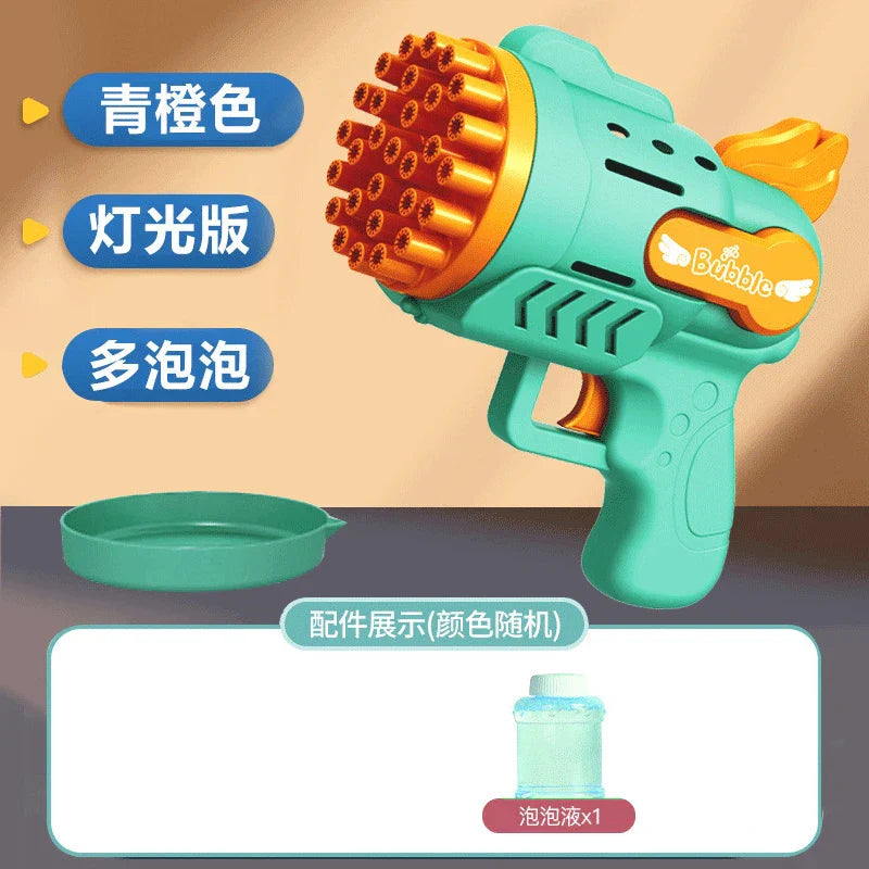 32hole Bubble Gun Rocket Automatic Soap Bubble Machine