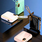 30000mah Portable Power Bank PD100W Detachable USB to