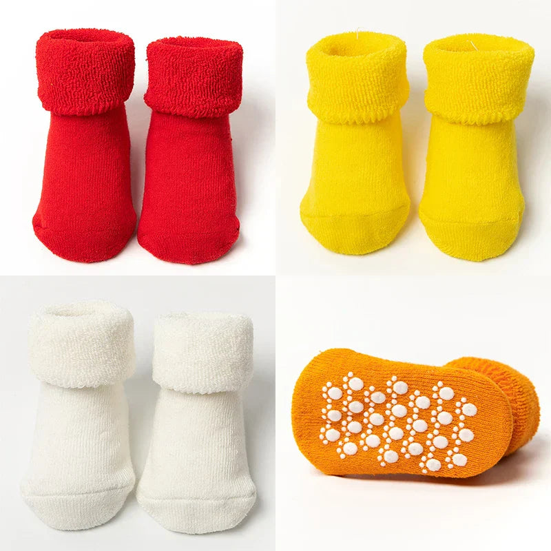 0-3 Years Baby Socks Autumn Winter Cotton Thicken