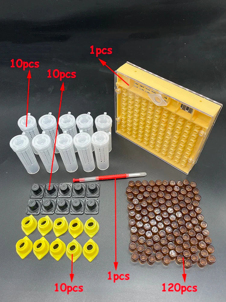 1SET Apiculture Kit Nicot Queen Bee Rearing Plastic