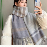 2023 Plaid Wrap Scarve New Vintage Versatile Foulard