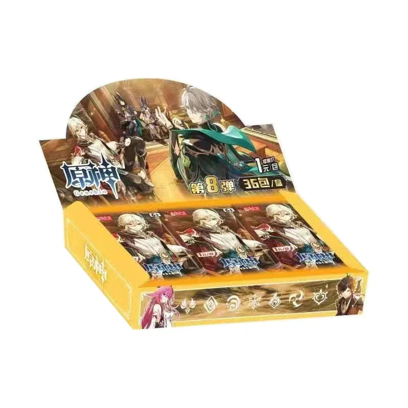 Genshin Impact Cards Anime TCG Game Collection Pack