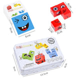 Face Changing Building Blocks Iron box Set Face