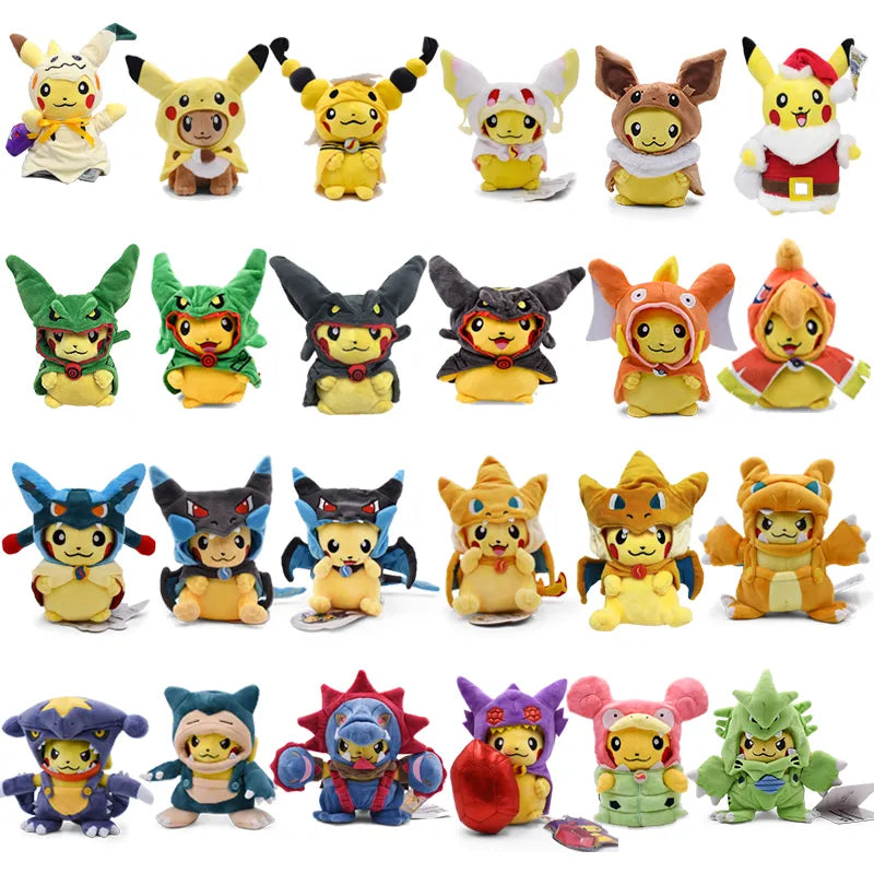 Pokemon Pikachu Cosplay Toys Charizard Snorlax Garchomp Tyranitar