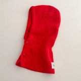 Baby Knitted One-piece Cap Scarf Solid Color Warm