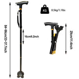 Folding Trekking Poles Thandle Hiking 5 Modes Adjustable