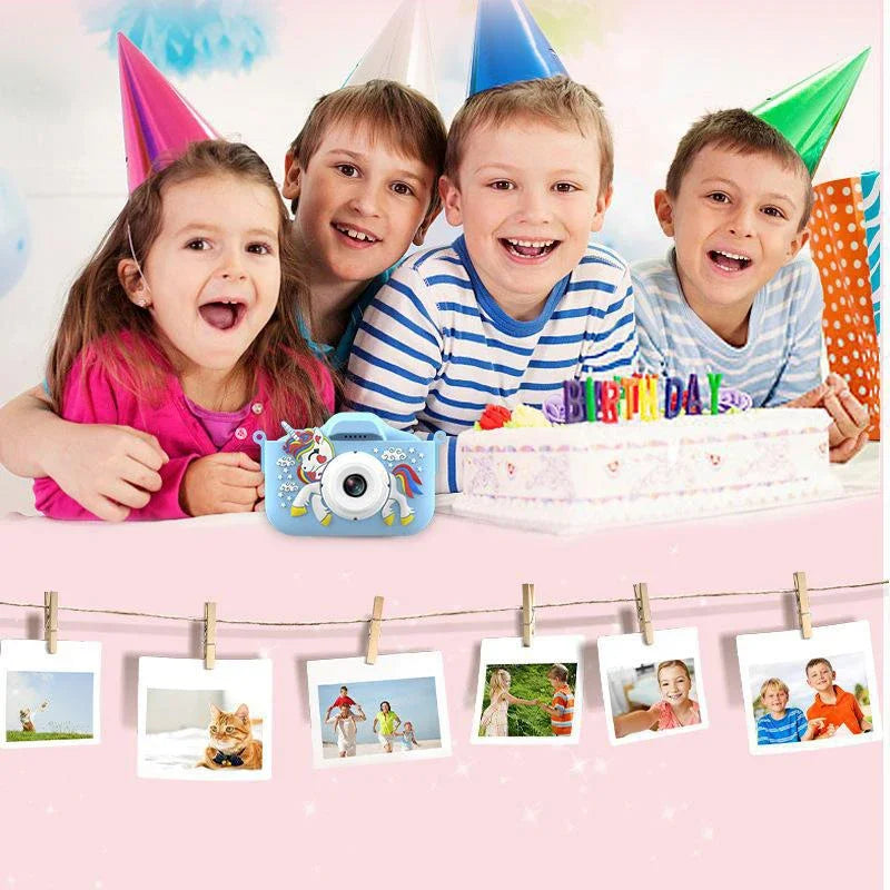 Children's Camera Unicorn Cartoon Digital Camera Animal Toy