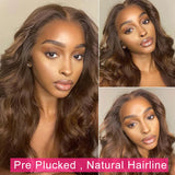 HD 13x4 Chocolate Brown Lace Front Human Hair