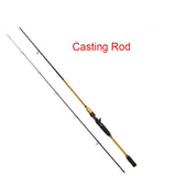 1.65m 1.8m Fishing Rod Carbon Fiber Spinning/Casting Fishing