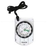 Outdoor Camping Hiking Transparent Plastic Compass Compass Proportional