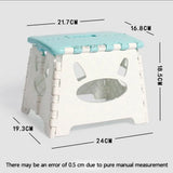 Kids Children Thickened Plastic Step Stool Portable Folding