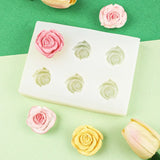DIY Rose Silicone Mold 3D Flower Shape Cake