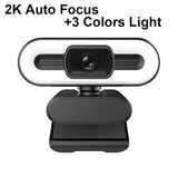 Portable Full HD 1080P 2K 4K Webcam PC