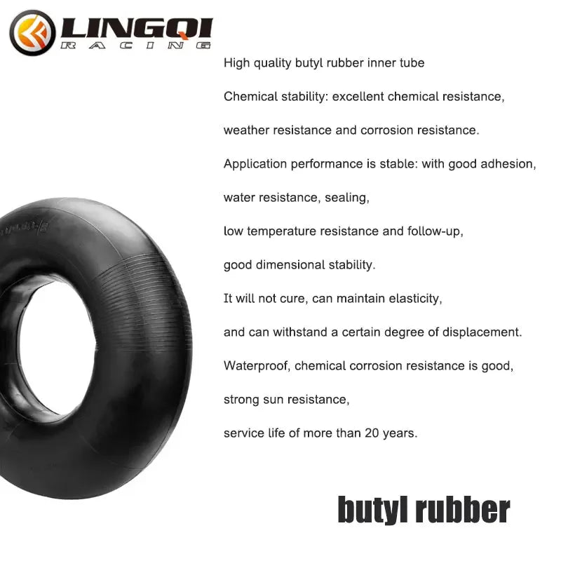 LESQUE Pit Dirt Bike Tire Rubber Tube Bent