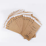 50Pcs Disposable Nail Disinfection Kraft Bag Manicure Pouch