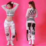 Jazz Dance Costumes Sexy Mesh Pants Hip Hop