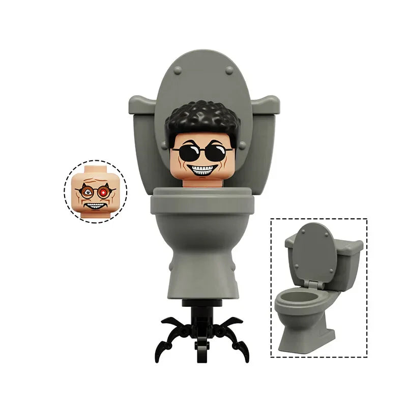 Skibidi Toilet Mini Building Block Anime Action Figure