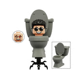 Skibidi Toilet Mini Building Block Anime Action Figure