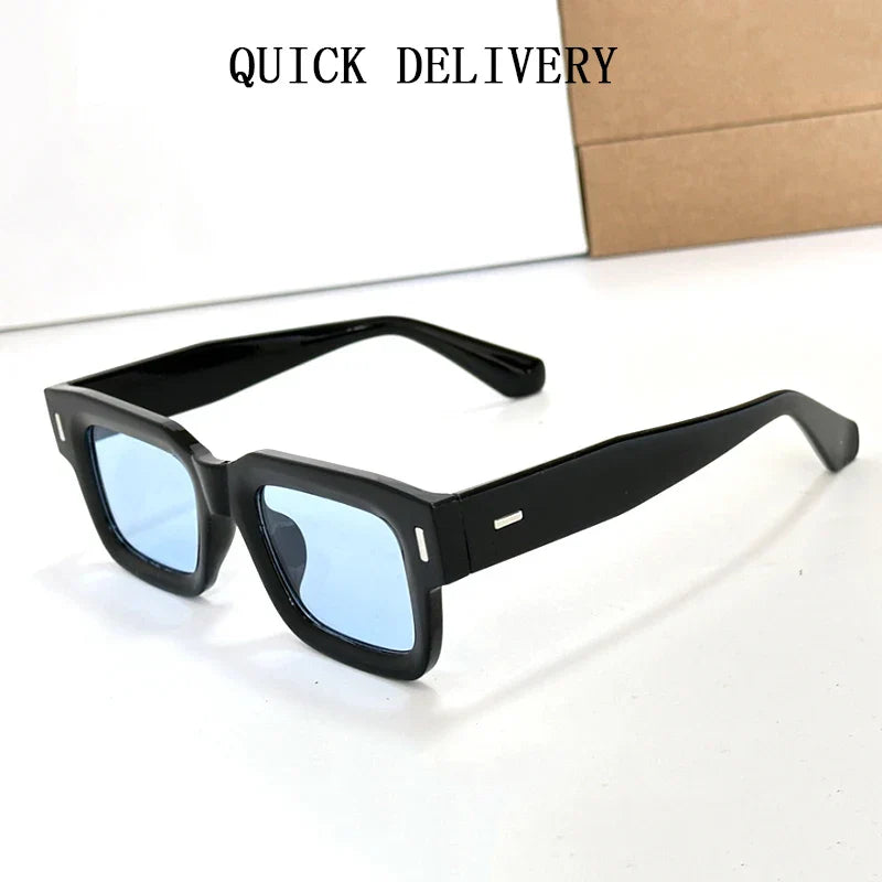 2024 New Square Sunglasses For Men Vintage Fashion